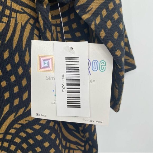 NWT Loose-Fitting LuLaRoe Irma Tunic, Size XXS - Picture 5 of 7